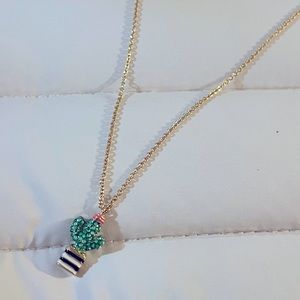 Kate Spade scenic route cactus necklace